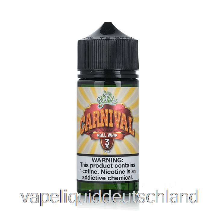 Roll Whip - Karneval - Saft Roll-upz E-Liquid - 100 Ml 0 Mg Vape Deutschland